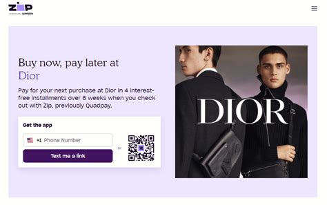 dior higher pay installments|Dior quadpay.